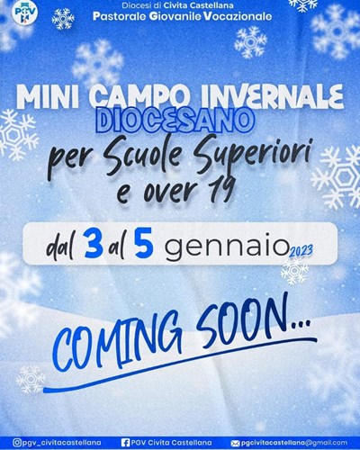 Mini campo invernale diocesano